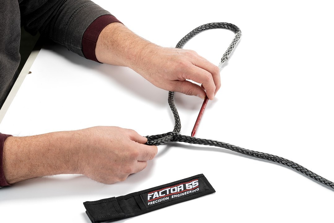 Factor 55 Winch Cable Repair Tool, Fast Fid, For Use with Synthetic Cable Up to 5/8 Inch Diameter, Red, Includes Carrying Pouch – 00420-01