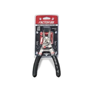 Factor 55 Pliers, Internal/ External Snap Ring, Work with 3/8 Inch to 2 Inch Internal Snap Rings and 1/4 Inch to 2 Inch External Snap Rings – 00440