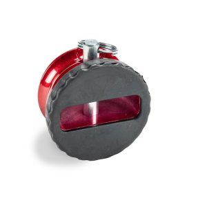 Factor 55 Winch Cable Stop, Loop Guard, Fits 5/8 Inch Steel Cable, One Piece Design, Red, Aluminum – 00455-01