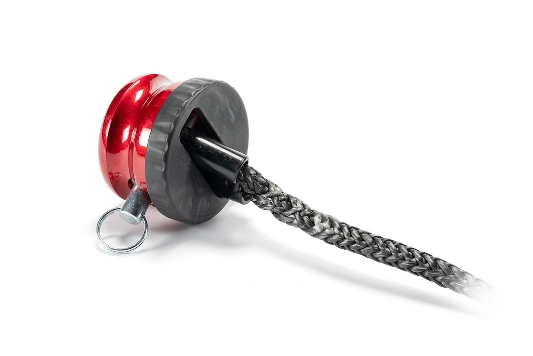 Factor 55 Winch Cable Stop, Loop Guard, Fits 5/8 Inch Steel Cable, One Piece Design, Gray, Aluminum – 00455-06