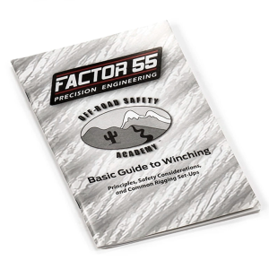 Factor 55 Manual, Guide Book, The Basic Guide to Winching Manual, English, Paper Format – 10000