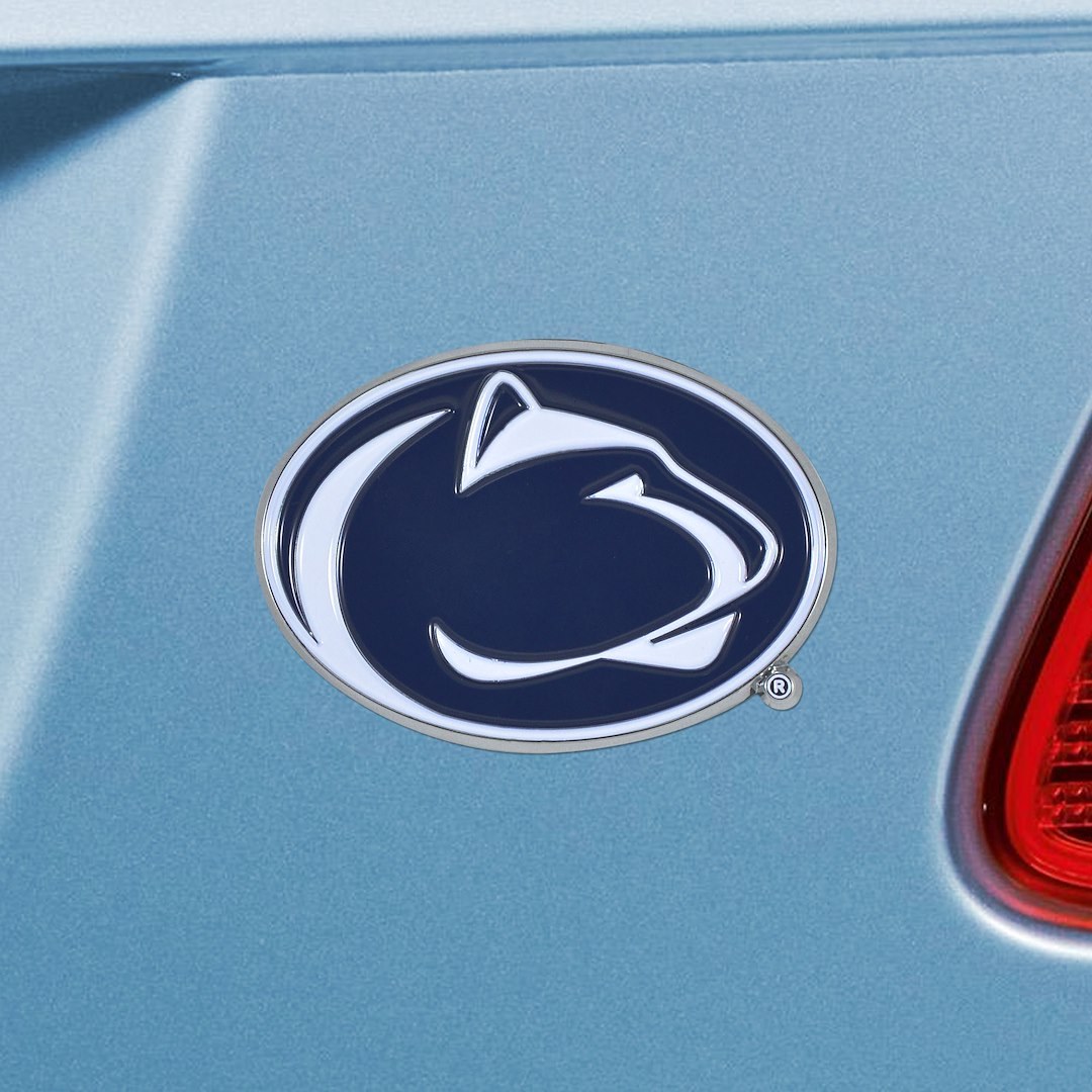 Fan Mats Emblem, Penn State, Painted, Heavy Duty Chrome – 22244