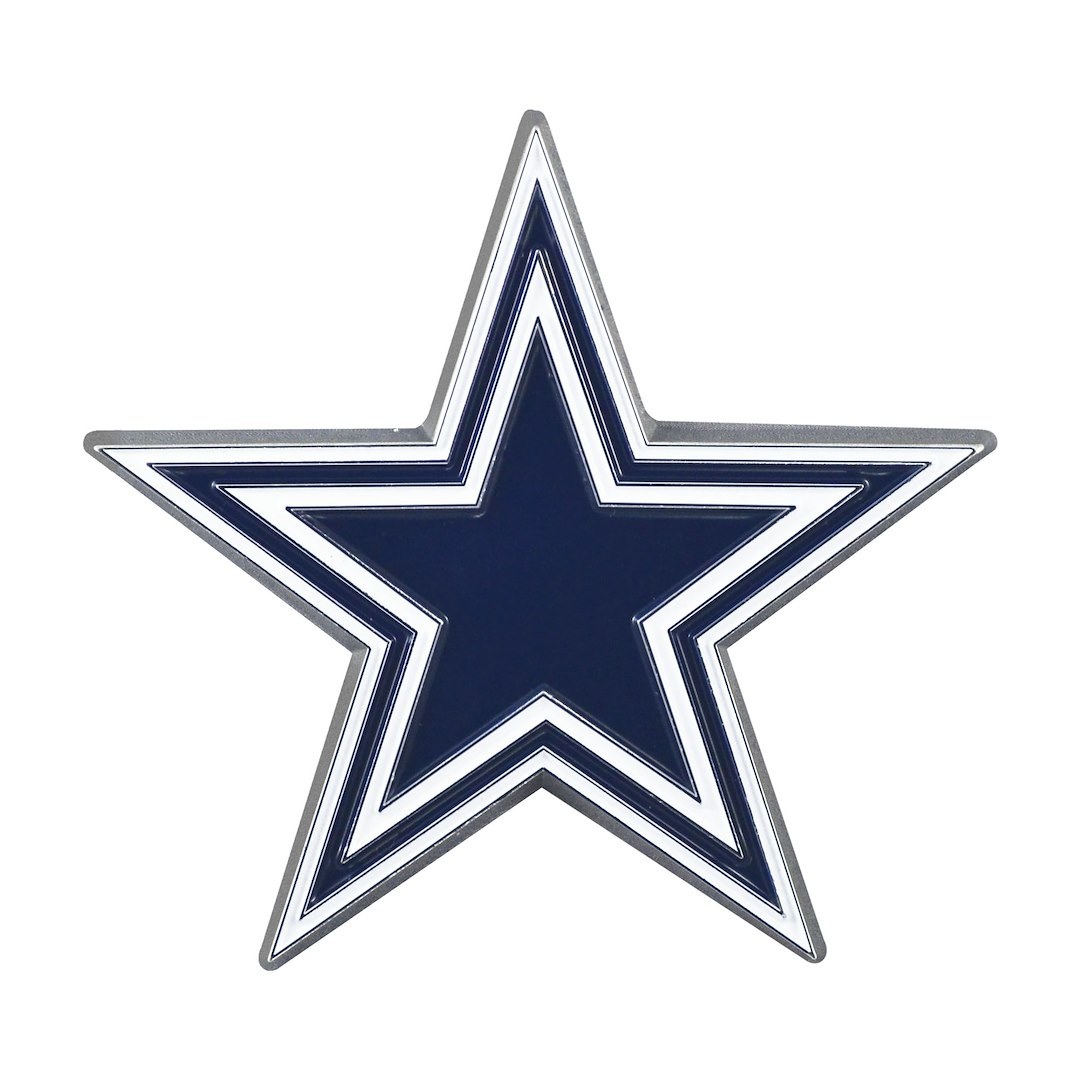 Fan Mats Emblem, Nfl Dallas Cowboys Logo, Painted, Heavy Duty Chrome – 22551