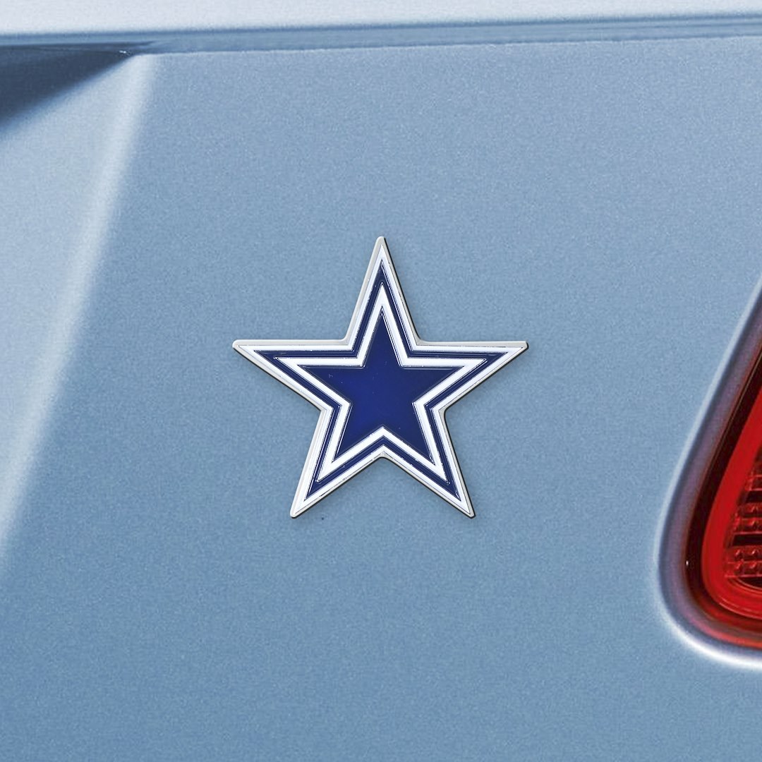 Fan Mats Emblem, Nfl Dallas Cowboys Logo, Painted, Heavy Duty Chrome – 22551