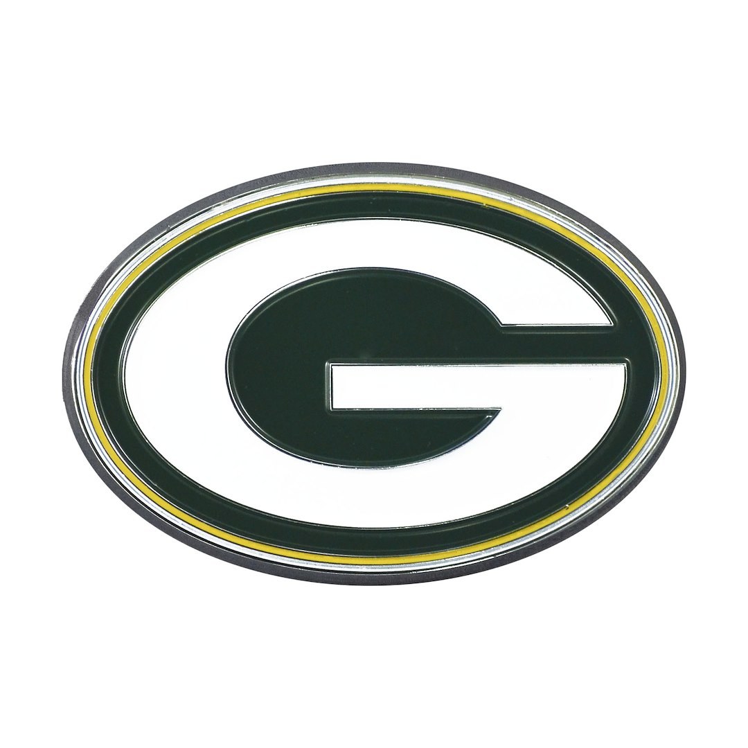 Fan Mats Emblem, Nfl Green Bay Packers Logo, Painted, Heavy Duty Chrome – 22560