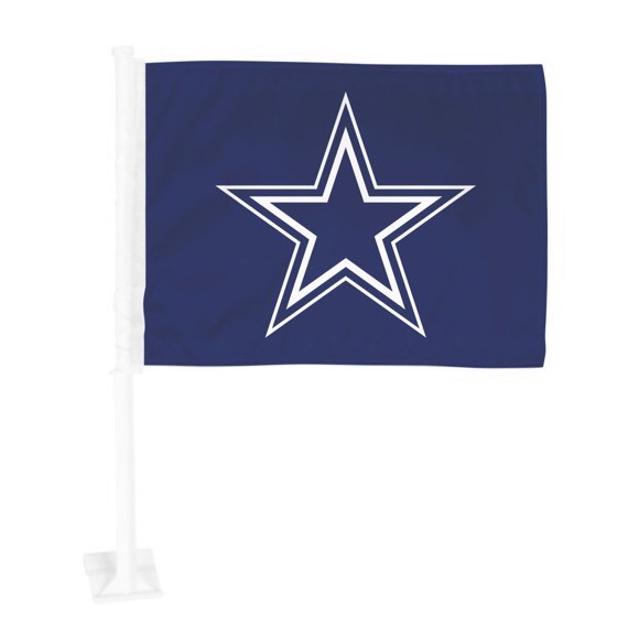 Fan Mats Flag, Dallas Cowboys, 11 X 14 Inch Size, Nylon, With Plastic Clip, Single – 25482