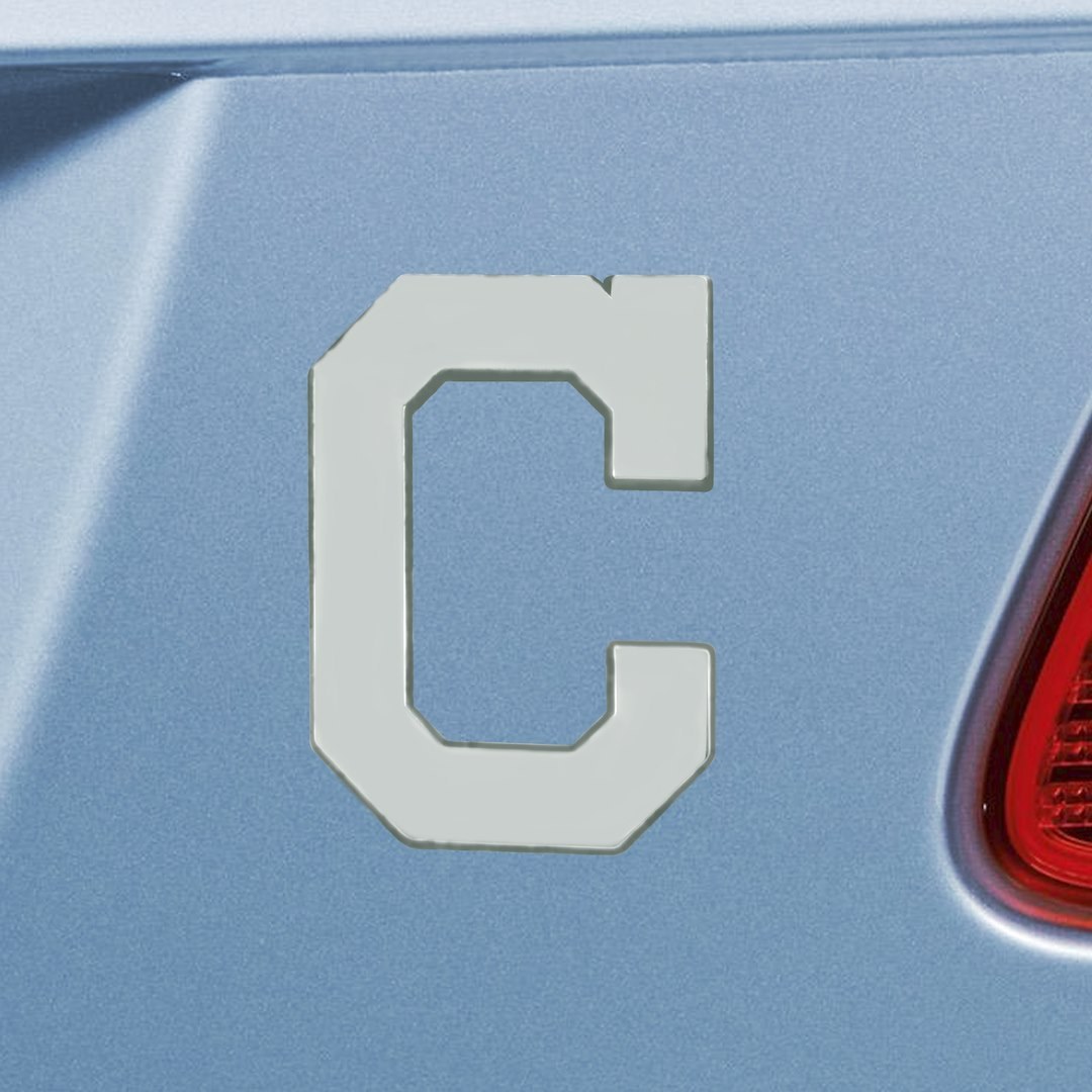 Fan Mats Emblem, Mlb Cleveland Indians, Heavy Duty Chrome – 26570