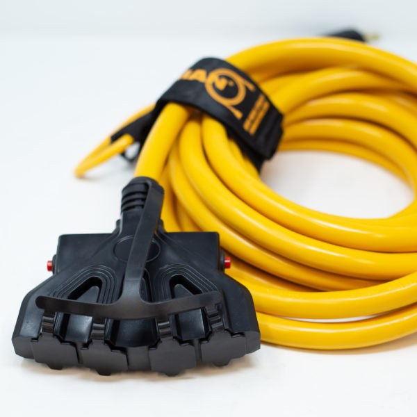 Firman Power Power Cord, Power Supply Cord, 30 Amp, 25 Foot Length, L14-30P 250 Volt 30 Amp Plug to 4 X 5-20R 125 Volt 20 Amp Receptacle – 1120
