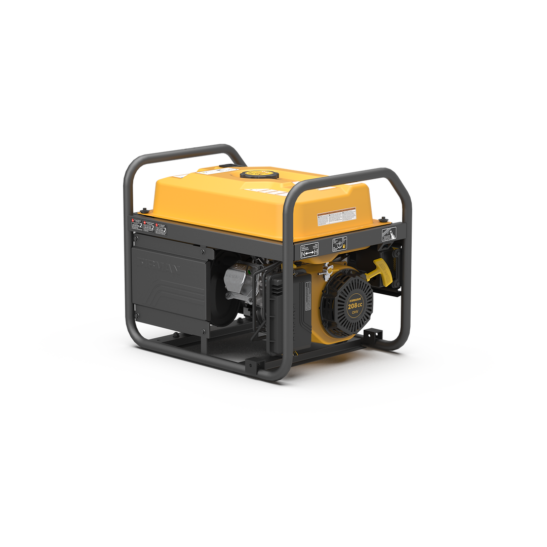 Firman Power Generator Power, Performance Series, Brushed Alternator, Recoil Start, 208 Cc/ Ohv/ Air Cooled/ 4-Stroke Single Cylinder Engine – P03601