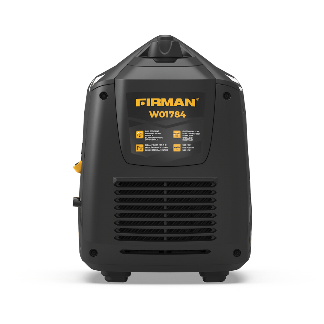 Firman Power Generator Power, Whisper Series, Inverter, Recoil Start, Open Frame, 80 Cc/ Ohv/ Air Cooled/ 4-Stroke Single Cylinder Engine – W01784