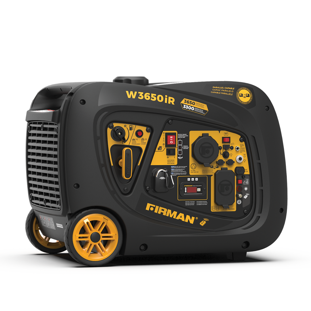 Firman Power Generator Power, Whisper Series, Inverter, Recoil/ Electric/ Remote Start – W03383