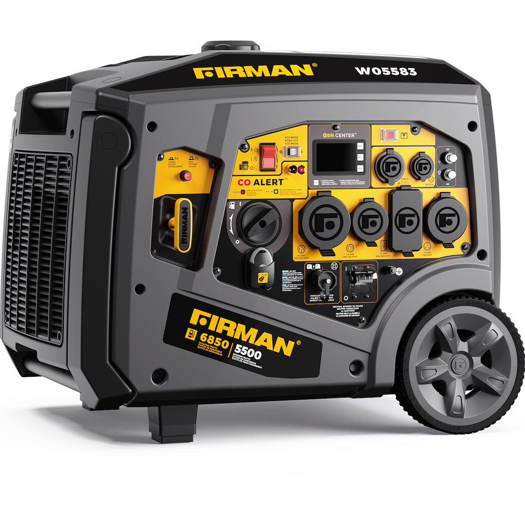 Firman Power Generator Power, Inverter, Recoil/ Electric/ Remote Start, 322 Cc/ Ohv/ Air Cooled/ 4-Stroke Single Cylinder Engine – W05583