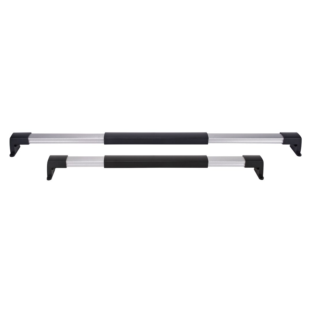 Faulkner Screen Door Push Bar, Single Bar Style, Adjustable from 21 Inch to 28-3/4 Inch Length X 1-3/8 Inch Width X 1-7/8 Inch Depth, Black – 400001