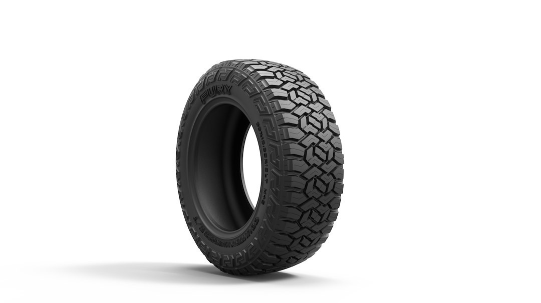 Fury Offroad Tire, Country Hunter Rt, LT33 X 12.50R17, All Season Light Truck & SUV, Steel Belted, Radial, Black Sidewall, Tubeless – RTF33125017A