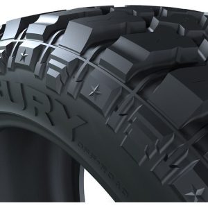 Fury Offroad Tire, Country Hunter Mt, LT33 X 14.50R24, All Season Light Truck & SUV, Steel Belted, Radial, Black Sidewall, Tubeless – FCH33145024