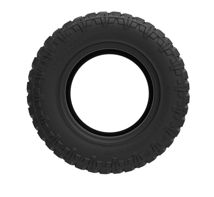 Fury Offroad Tire, Country Hunter Mt II, LT33 X 12.50R22, All Season Light Truck & SUV, Steel Belted, Radial, Black Sidewall – FCHIIF33125022A
