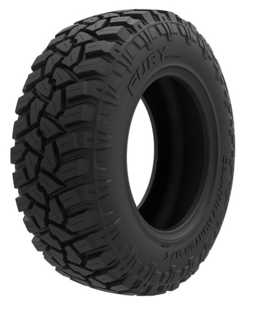 Fury Offroad Tire, Country Hunter Mt II, LT33 X 12.50R22, All Season Light Truck & SUV, Steel Belted, Radial, Black Sidewall – FCHIIF33125022A