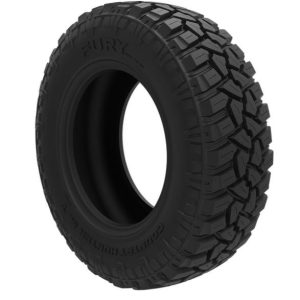 Fury Offroad Tire, Country Hunter Mt II, LT33 X 12.50R22, All Season Light Truck & SUV, Steel Belted, Radial, Black Sidewall – FCHIIF33125022A