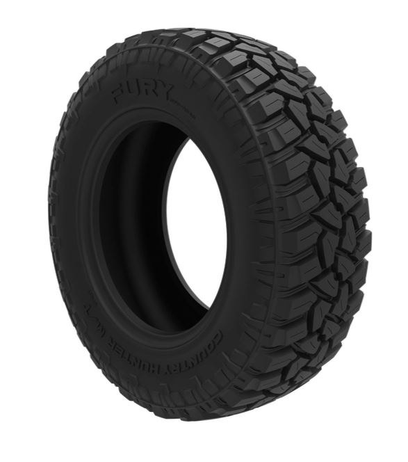 Fury Offroad Tire, Country Hunter Mt II, LT35 X 12.50R20, All Season Light Truck & SUV, Steel Belted, Radial, Black Sidewall – FCHIIF35125020A