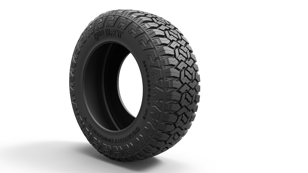Fury Offroad Tire, Country Hunter Rt, LT305 X 55R20, All Season Light Truck & SUV, Steel Belted, Radial, Black Sidewall, Tubeless – RT3055520