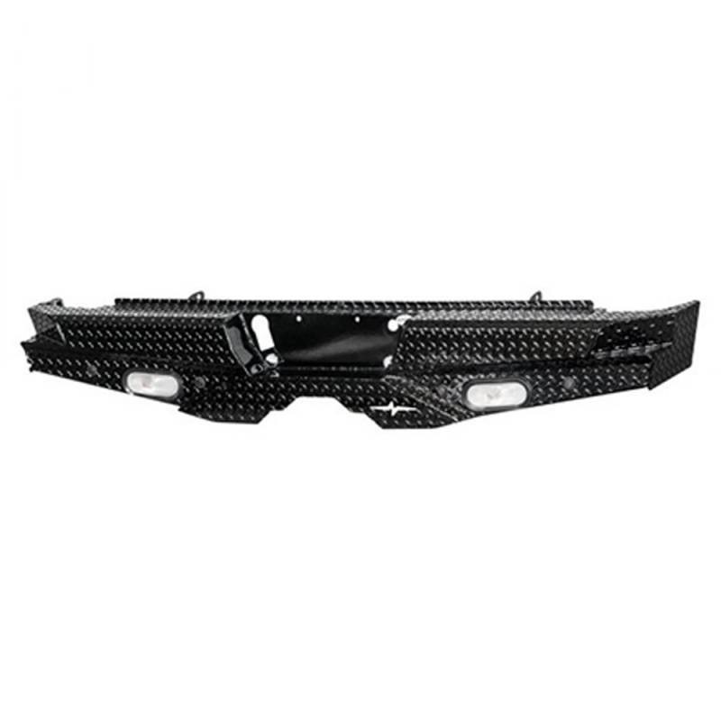 Frontier Truck Gear Bumper, Diamond, One Piece Design, Mounting Hardware Included, Compatible with OE Receiver Hitch – 100-21-1012
