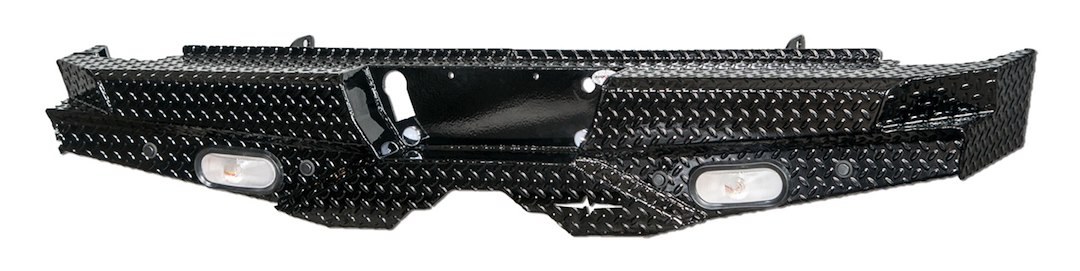 Frontier Truck Gear Bumper, Diamond, One Piece Design, Mounting Hardware Included, Compatible with OE Receiver Hitch – 100-21-1013
