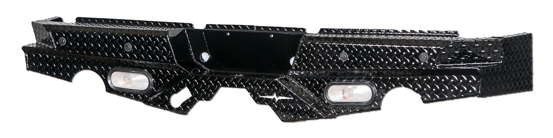 Frontier Truck Gear Bumper, Diamond, One Piece Design, Mounting Hardware Included, Compatible with OE Receiver Hitch – 100-40-9003