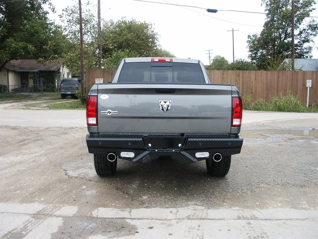 Frontier Truck Gear Bumper, Diamond, One Piece Design, Mounting Hardware Included, Compatible with OE Receiver Hitch – 100-40-9003