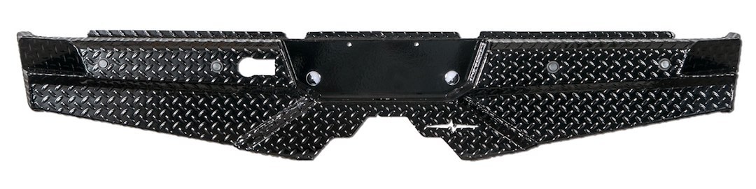 Frontier Truck Gear Bumper, Diamond, One Piece Design, Mounting Hardware Included, Compatible with OE Receiver Hitch – 100-41-0003