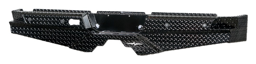 Frontier Truck Gear Bumper, Diamond, One Piece Design, Mounting Hardware Included, Compatible with OE Receiver Hitch – 100-41-0003