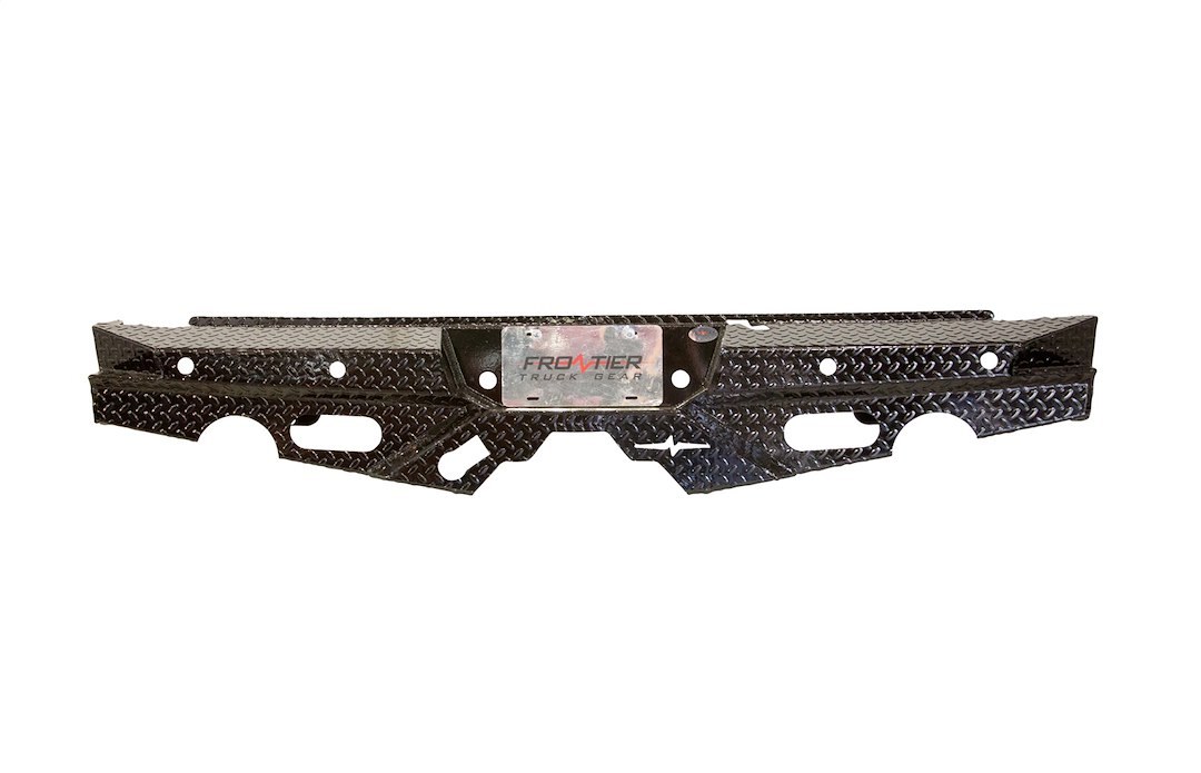 Frontier Truck Gear Bumper, Diamond, One Piece Design, Mounting Hardware Included, Compatible with OE Receiver Hitch – 100-41-9005