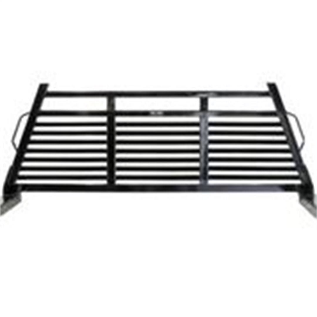 Frontier Truck Gear Headache Rack, Louvered, Powder Coated, Black, Steel, With Mounting Kit – 110-41-0006