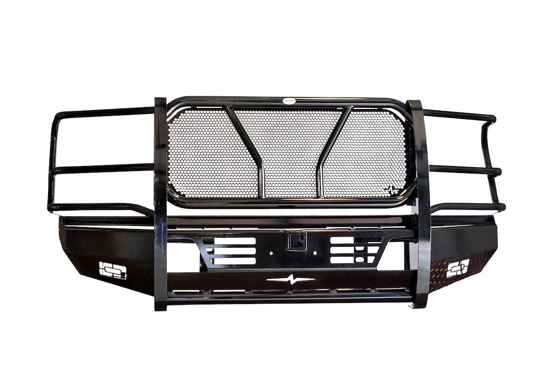Frontier Truck Gear Bumper, Pro, One Piece Design, Mounting Hardware Included, With Grille Guard, Without Winch Mount – 130-11-7005
