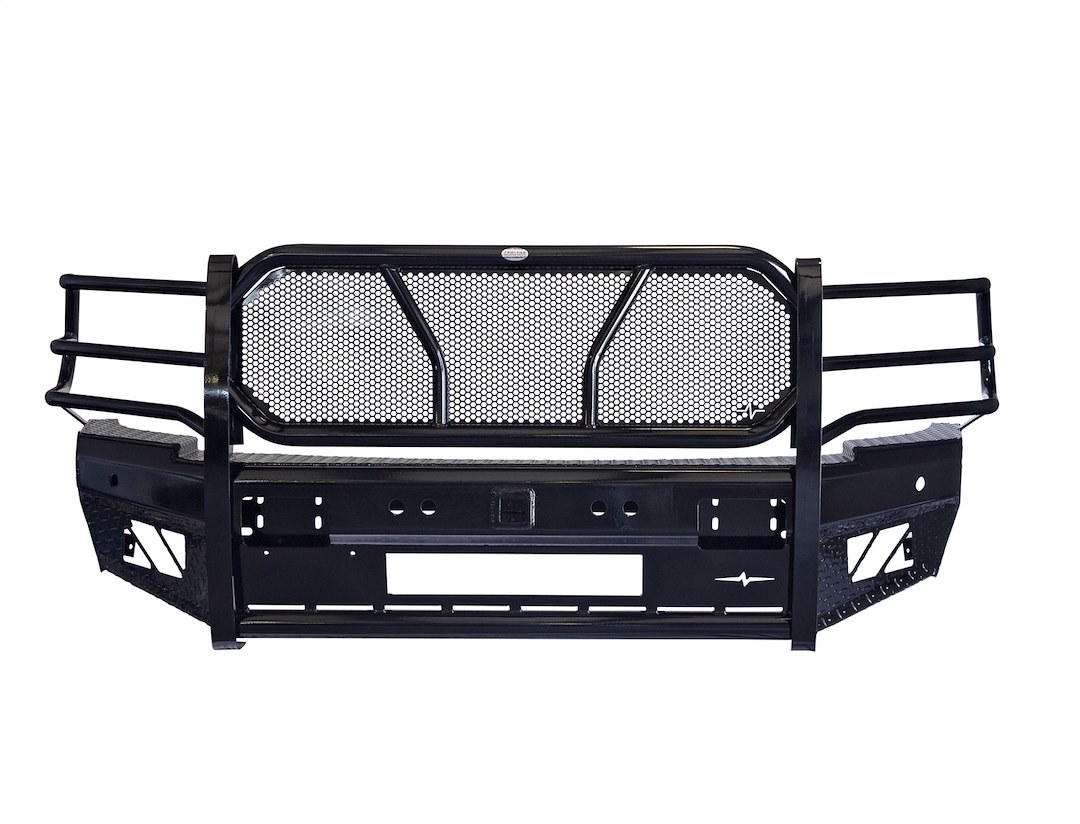 Frontier Truck Gear Bumper, Pro, One Piece Design, Mounting Hardware Included, With Grille Guard, Without Winch Mount – 130-41-0007