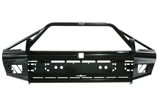 Frontier Truck Gear Bumper, Commercial Xtreme, One Piece Design, Mounting Hardware Included, With Bull Bar, Without Winch Mount – 180-41-0006