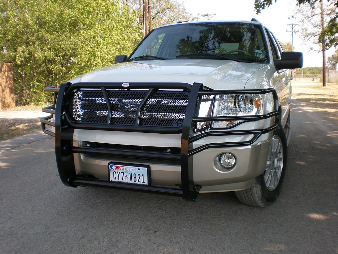 Frontier Truck Gear Grille Guard, Powder Coated, Black, Steel, With Brush Guard, Without Skid Plate, Without Step Plate, With Mount Kit – 200-10-7004