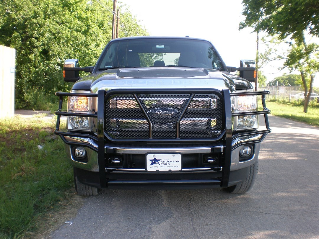 Frontier Truck Gear Grille Guard, Powder Coated, Black, Steel, With Brush Guard, Without Skid Plate, Without Step Plate, With Mount Kit – 200-11-1004