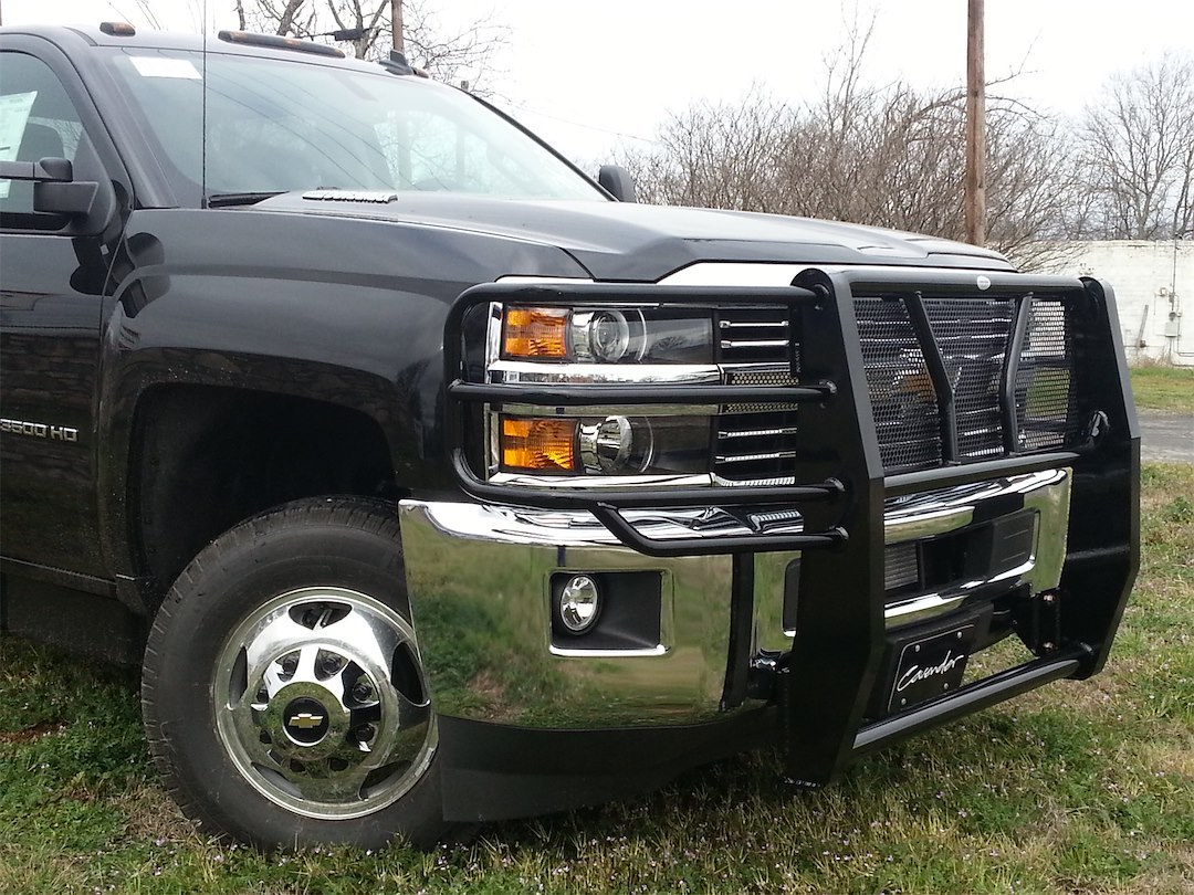 Frontier Truck Gear Grille Guard, Powder Coated, Black, Steel, With Brush Guard, Without Skid Plate, Without Step Plate, With Mount Kit – 200-21-5007