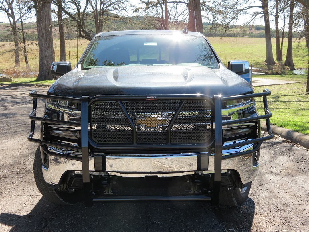 Frontier Truck Gear Grille Guard, Powder Coated, Black, Steel, With Brush Guard, Without Skid Plate, Without Step Plate, With Mount Kit – 200-21-9012