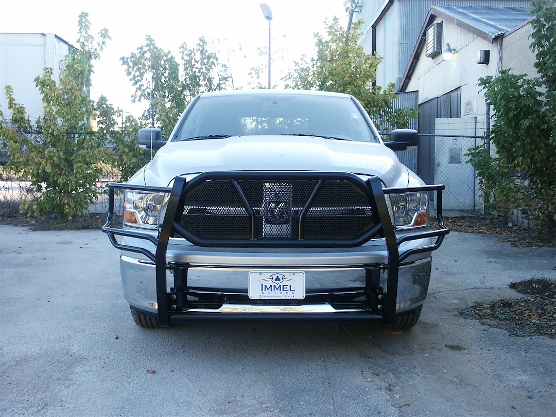 Frontier Truck Gear Grille Guard, Powder Coated, Black, Steel, With Brush Guard, Without Skid Plate, Without Step Plate, With Mount Kit – 200-40-9004