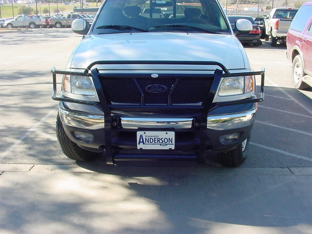 Frontier Truck Gear Grille Guard, Powder Coated, Black, Steel, With Brush Guard, Without Skid Plate, Without Step Plate, With Mount Kit – 200-59-9004