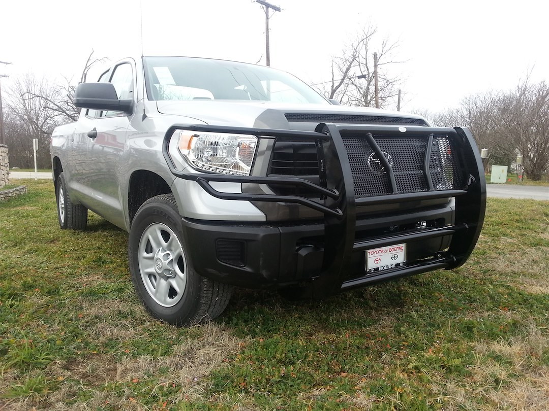 Frontier Truck Gear Grille Guard, Powder Coated, Black, Steel, With Brush Guard, Without Skid Plate, Without Step Plate – 200-61-4003