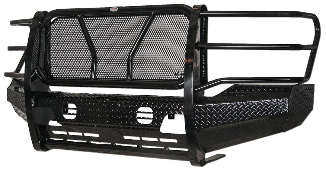 Frontier Truck Gear Bumper, Original, One Piece Design, Mounting Hardware Included, With Grille Guard, Without Winch Mount – 300-11-1005