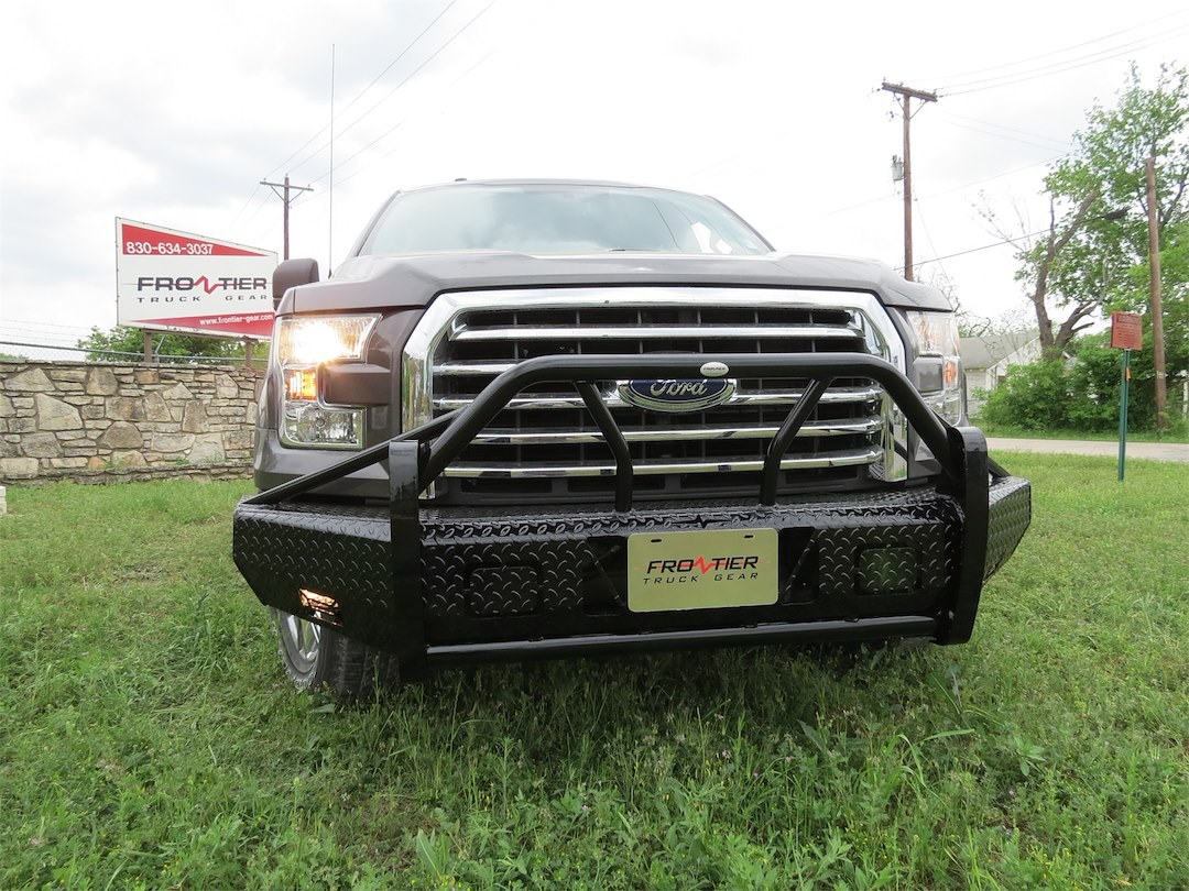 Frontier Truck Gear Bumper, Xtreme, One Piece Design, Mounting Hardware Included, With Bull Bar – 600-51-5005