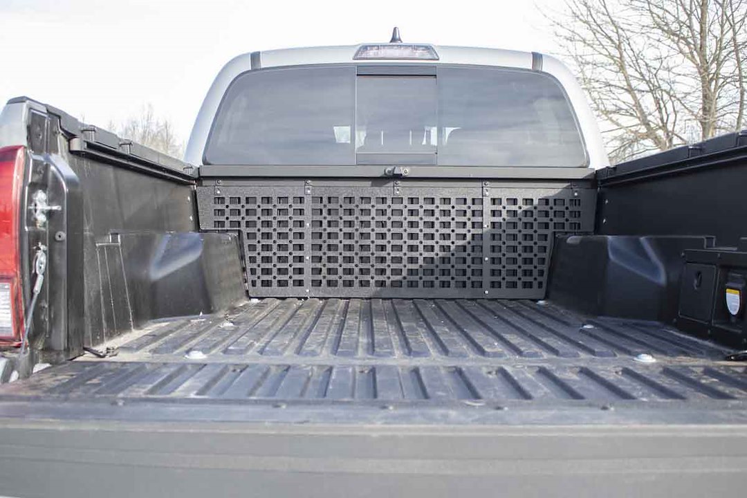 Fishbone Bed Cargo Rack, Molle, Mounts to Bulkhead, Powder Coated, Black, Steel – FB21326