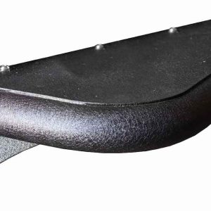 Fishbone Fender, Tube Style, Preforated Side Panel, Powder Coated, Black, Steel, Pair – FB23112