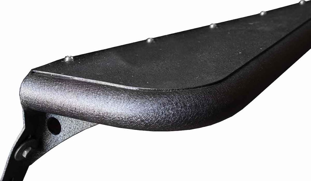 Fishbone Fender, Tube Style, Preforated Side Panel, Powder Coated, Black, Steel, Pair – FB23112