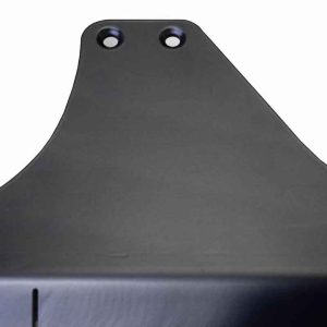 Fishbone Rocker Panel Guard, Scale Armor, Flush Style, Piranha Design, Gloss Powder Coat, Black, Steel – FB23190