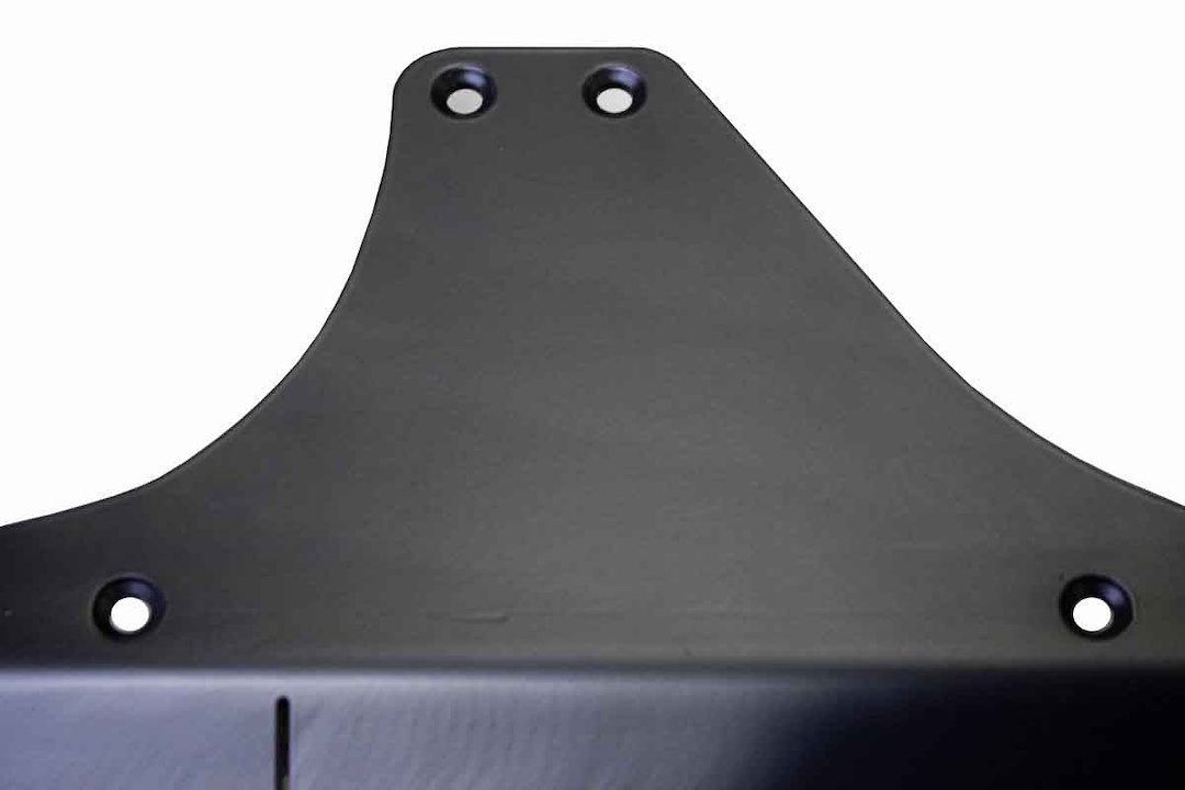 Fishbone Rocker Panel Guard, Scale Armor, Flush Style, Piranha Design, Gloss Powder Coat, Black, Steel – FB23190