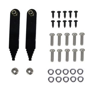 Fishbone Fender Well Liner, With Fishbone Logo, Powder Coated, Black, Aluminum, Set of 4 – FB33073